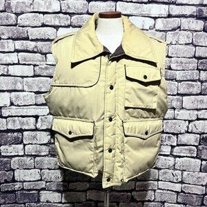 Adventure Gear Khaki Insulated Down Vest Size XL